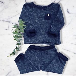 ⭐️2/$20 Carters | 2 Piece Navy Cotton Outfit